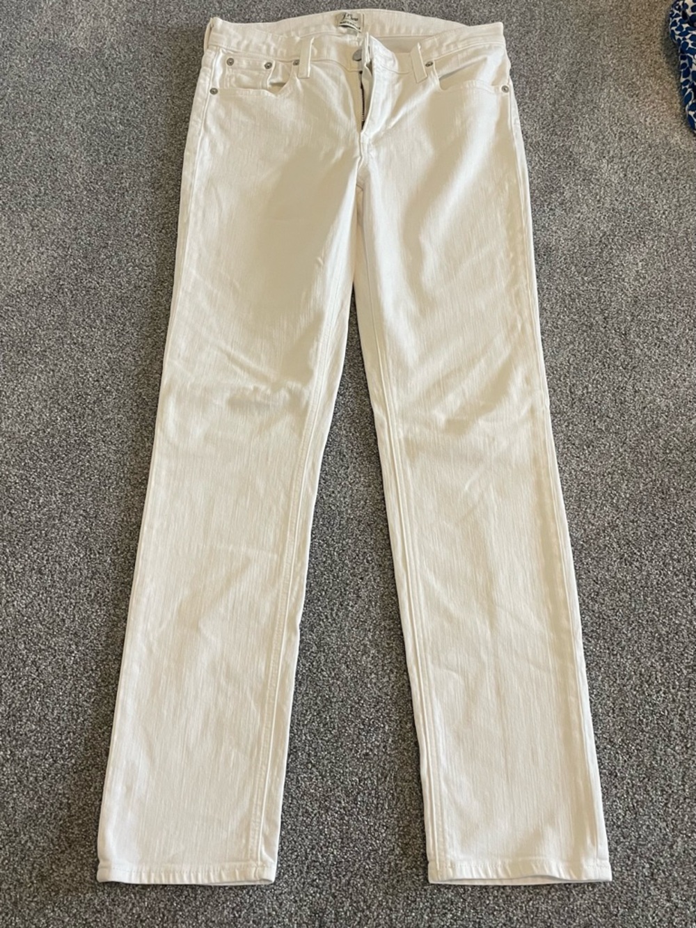J. Crew White Matchstick Jeans